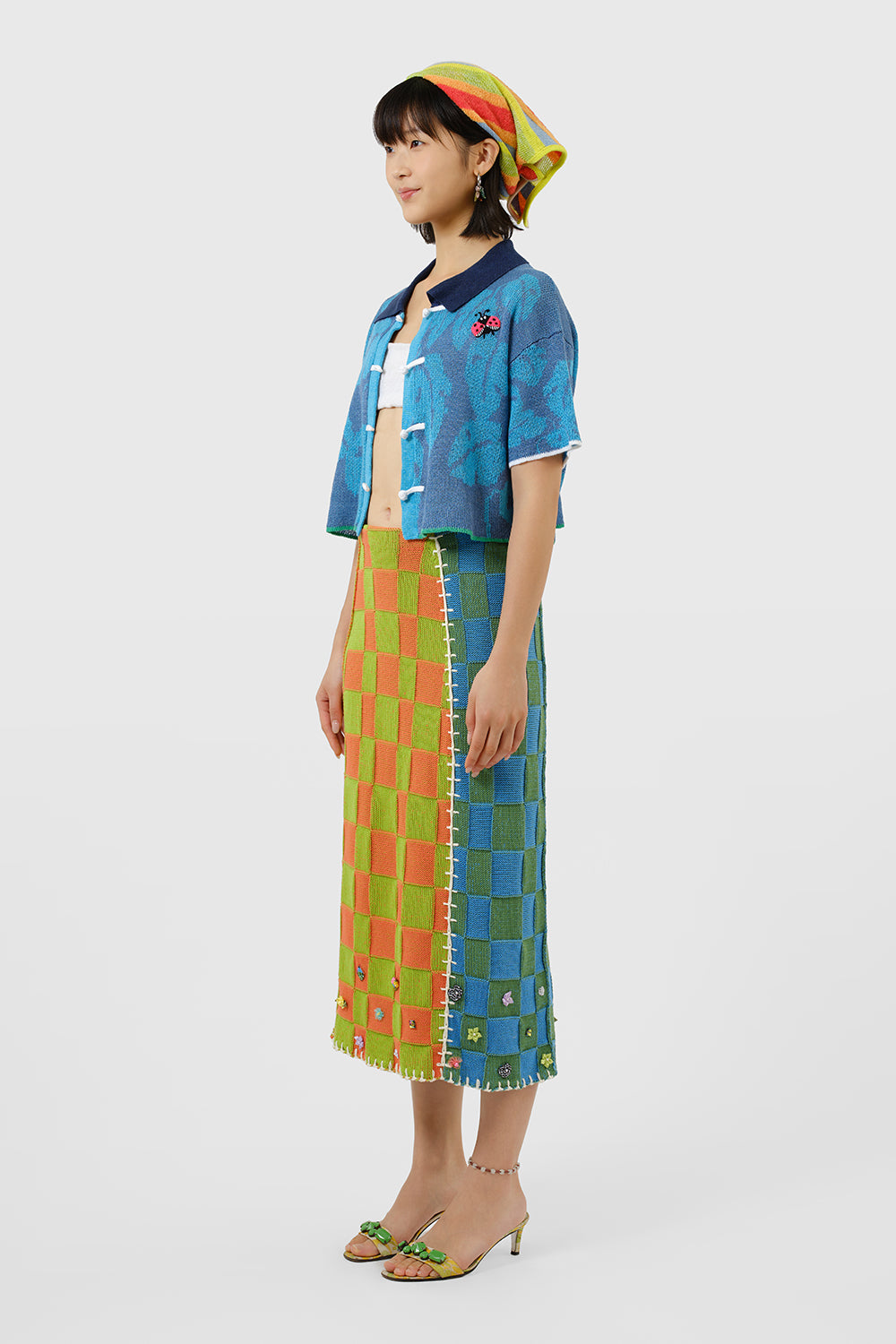 Monstera Boxy Cropped Short Sleeve Shirt