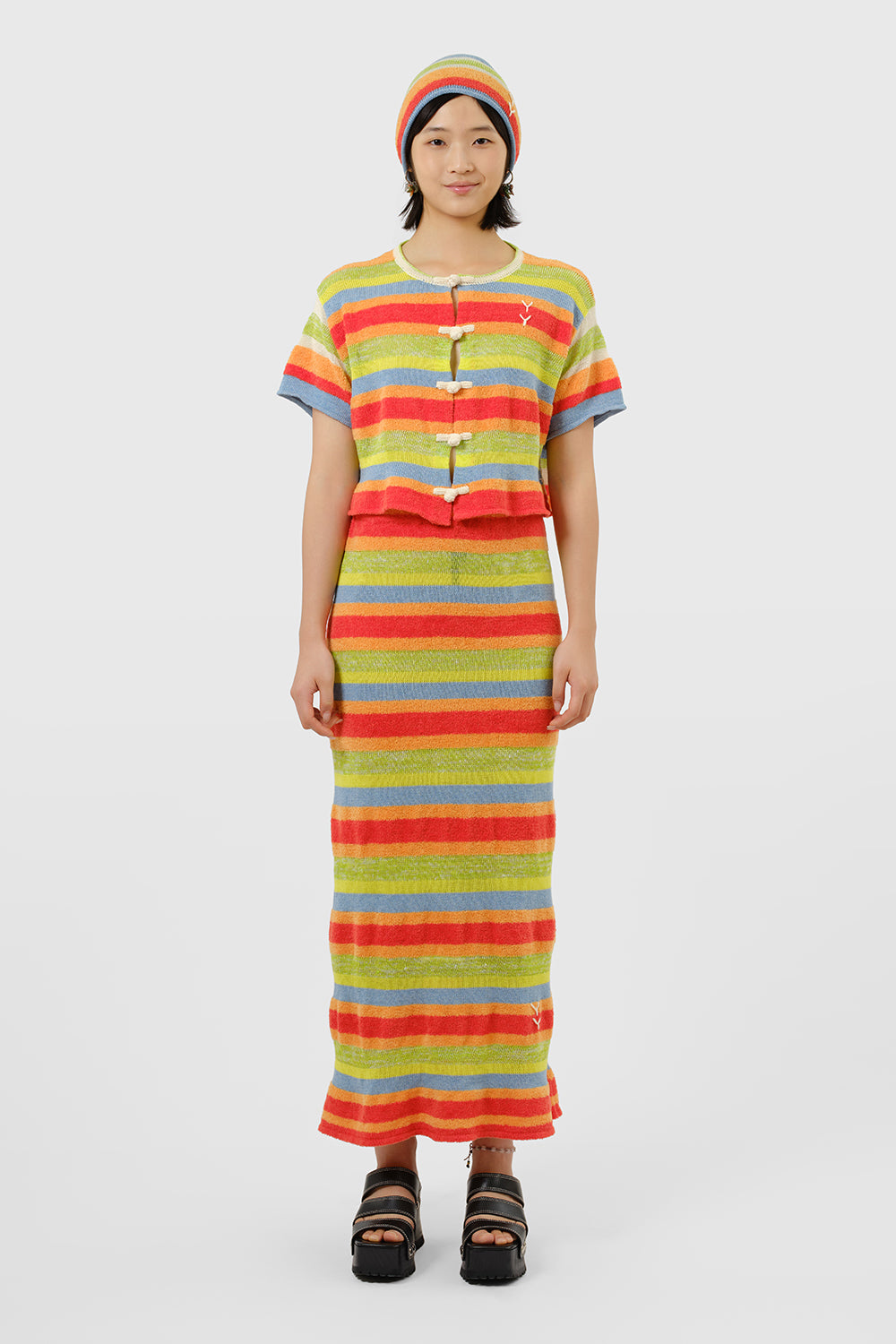 Floatee Short Sleeve Crop Shirt