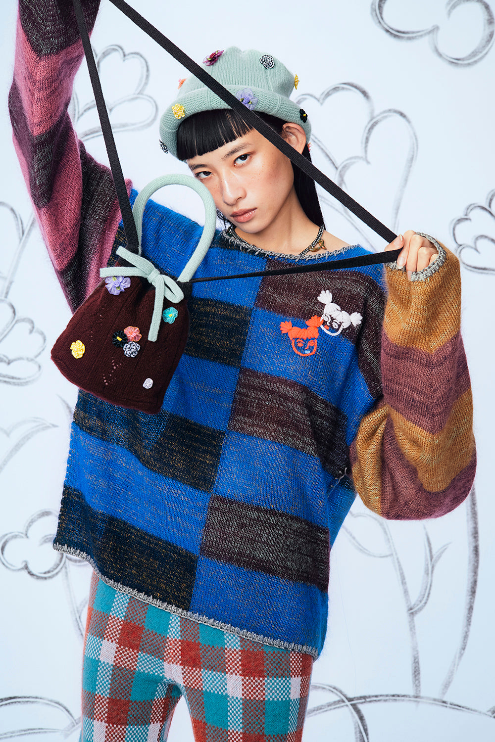 Momo Stripe Oversized Pullover