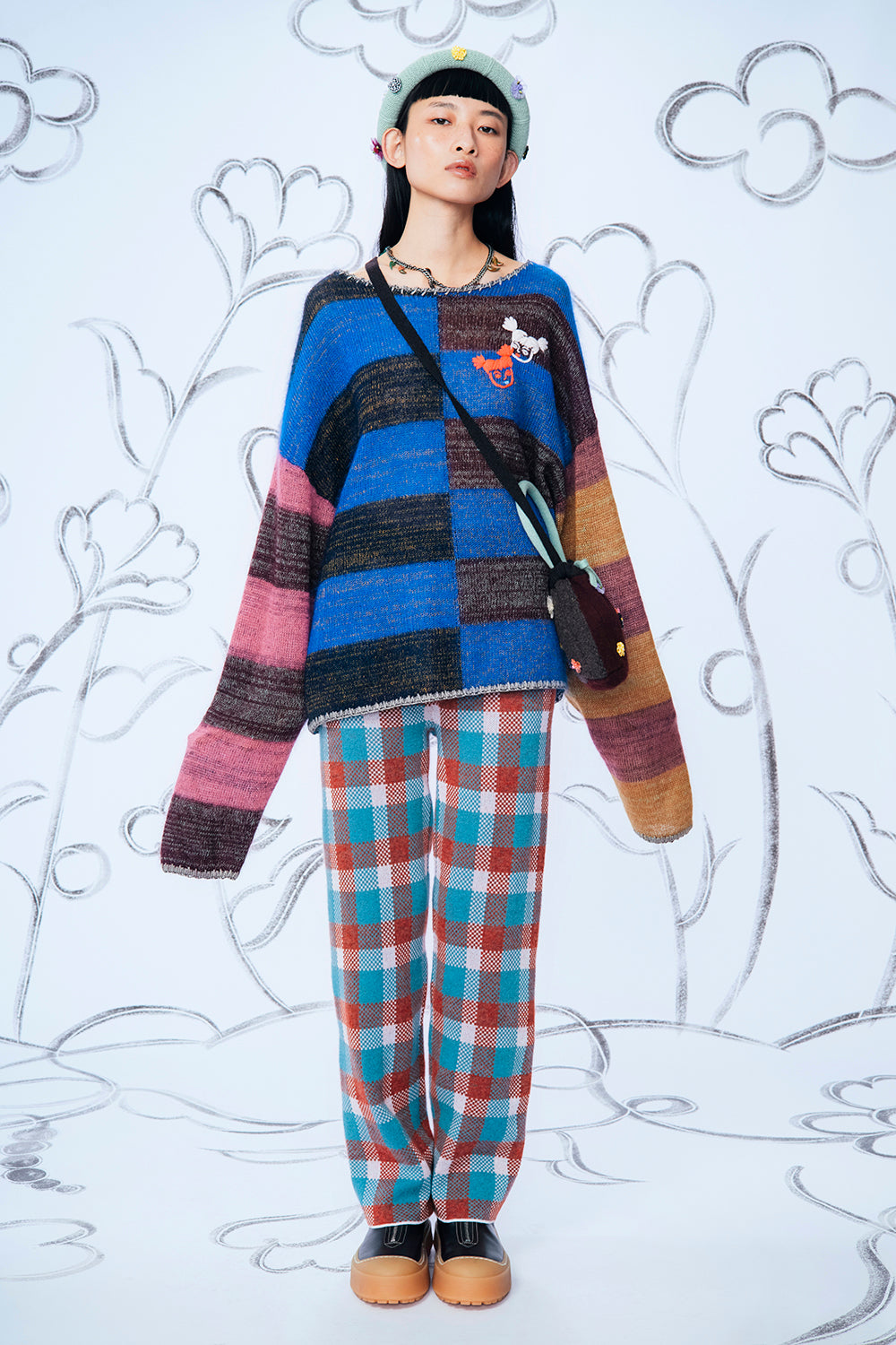 Momo Stripe Oversized Pullover