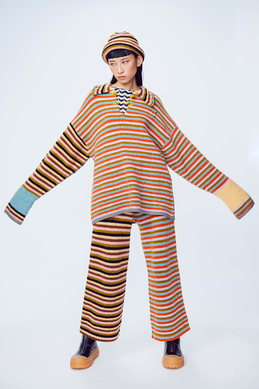 Softi Stripe Easy Pant