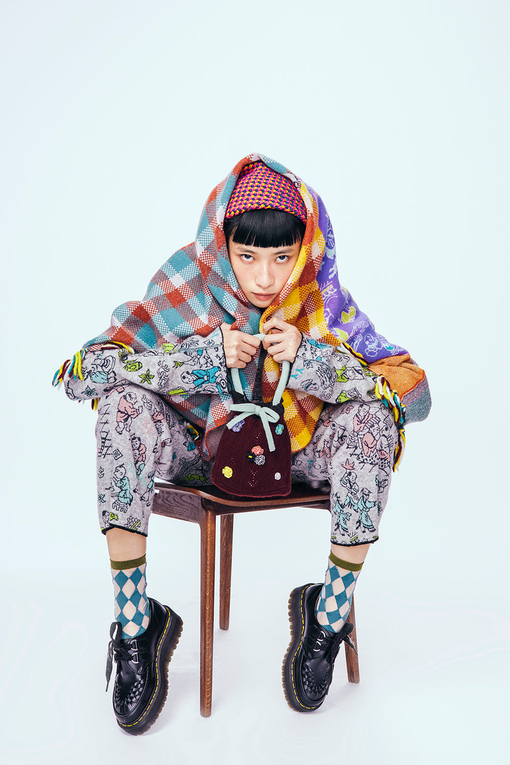 Laza Bao Plaid Blanket