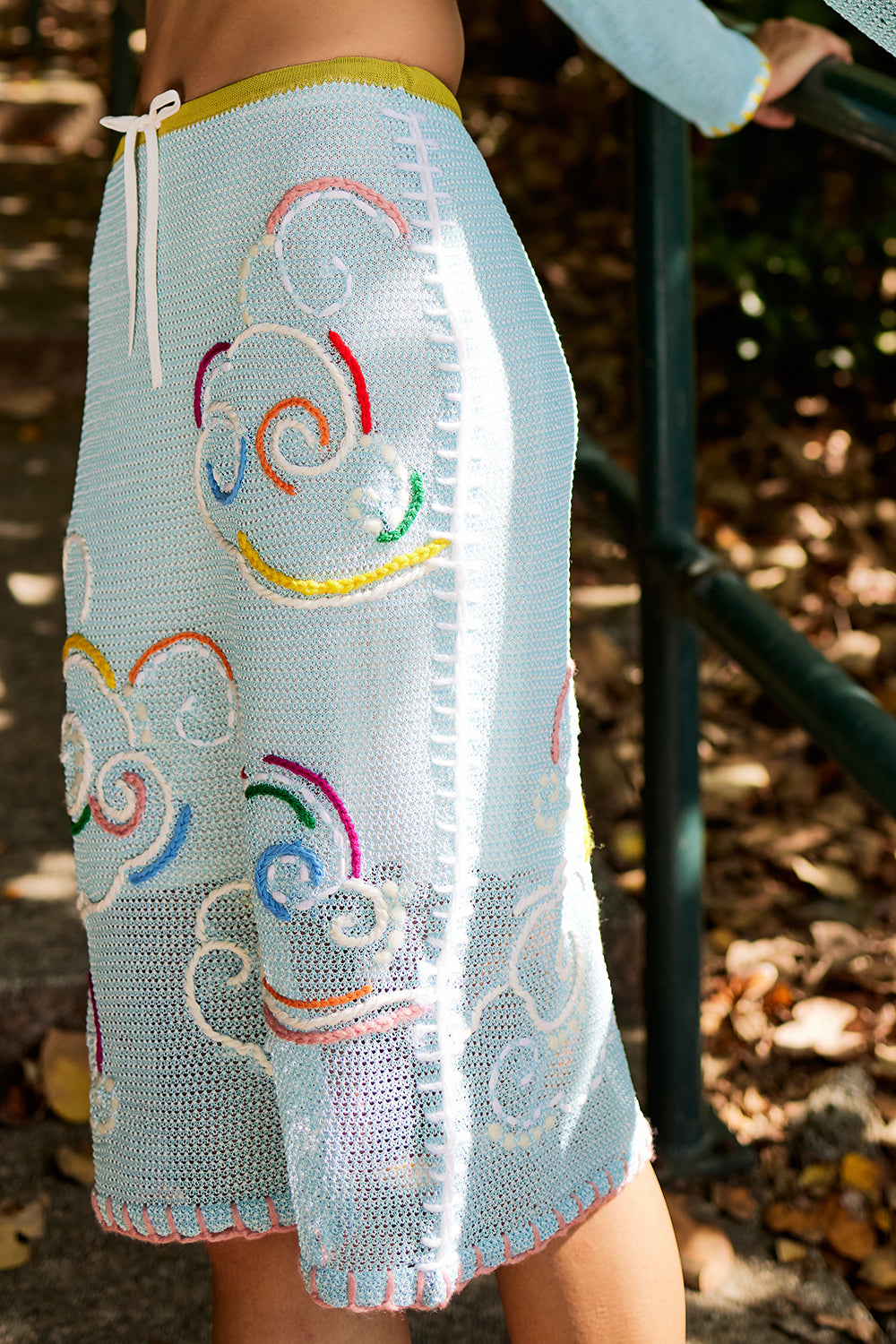 Netty Cloud Pencil Skirt