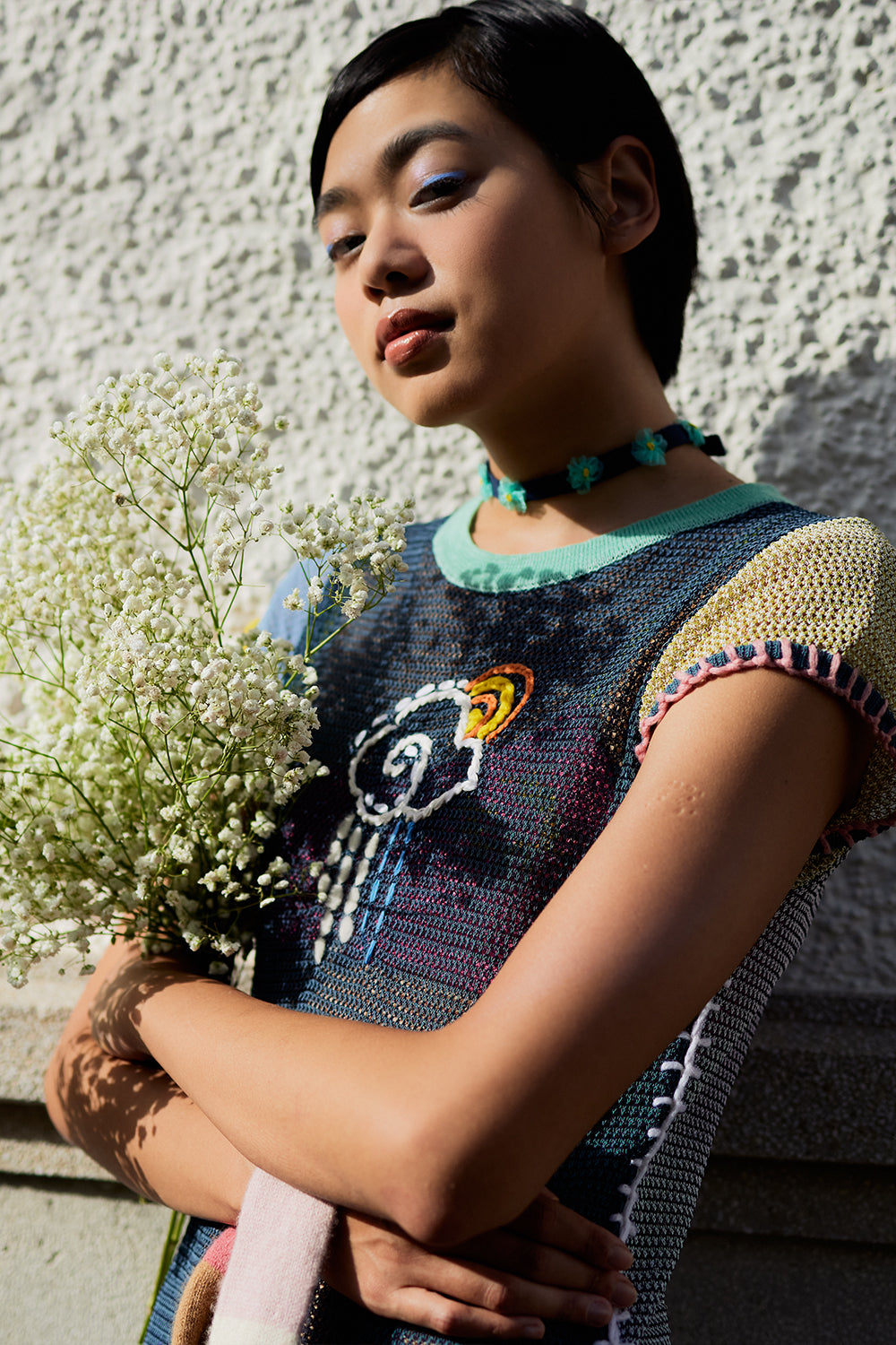 Netty Cloud Short Sleeve Maxi Dress