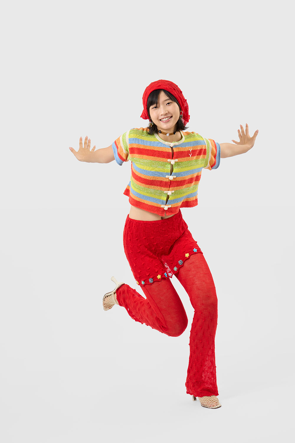 Floatee Short Sleeve Crop Shirt