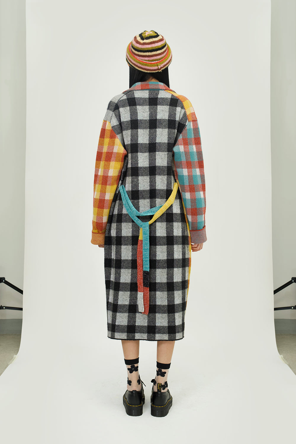 Bao Plaid Coat