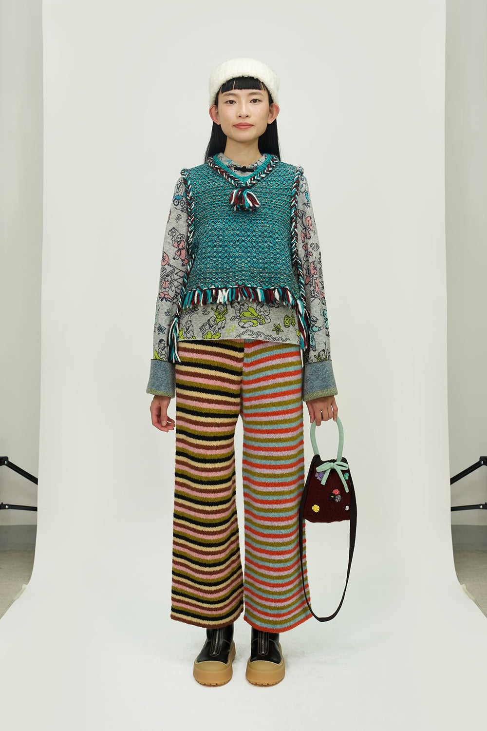 Softi Stripe Easy Pant