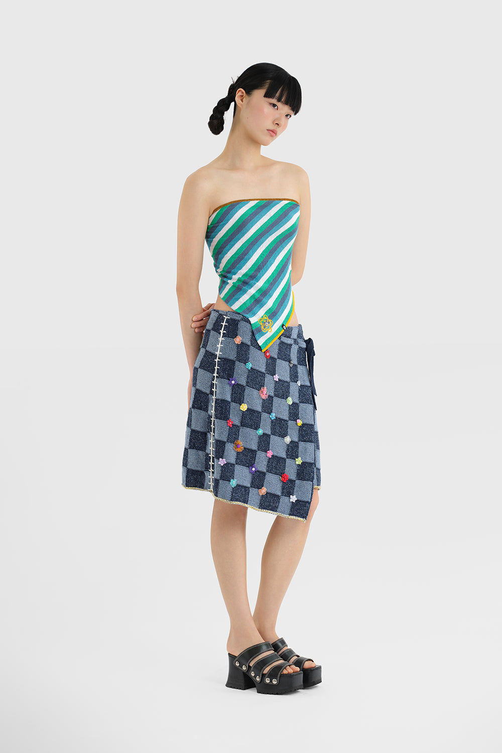 NEW! Linen Stripe Triangle