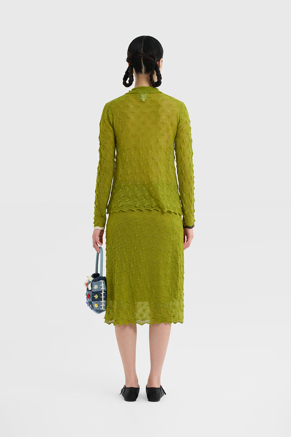 BorLor A-Line Midi Skirt