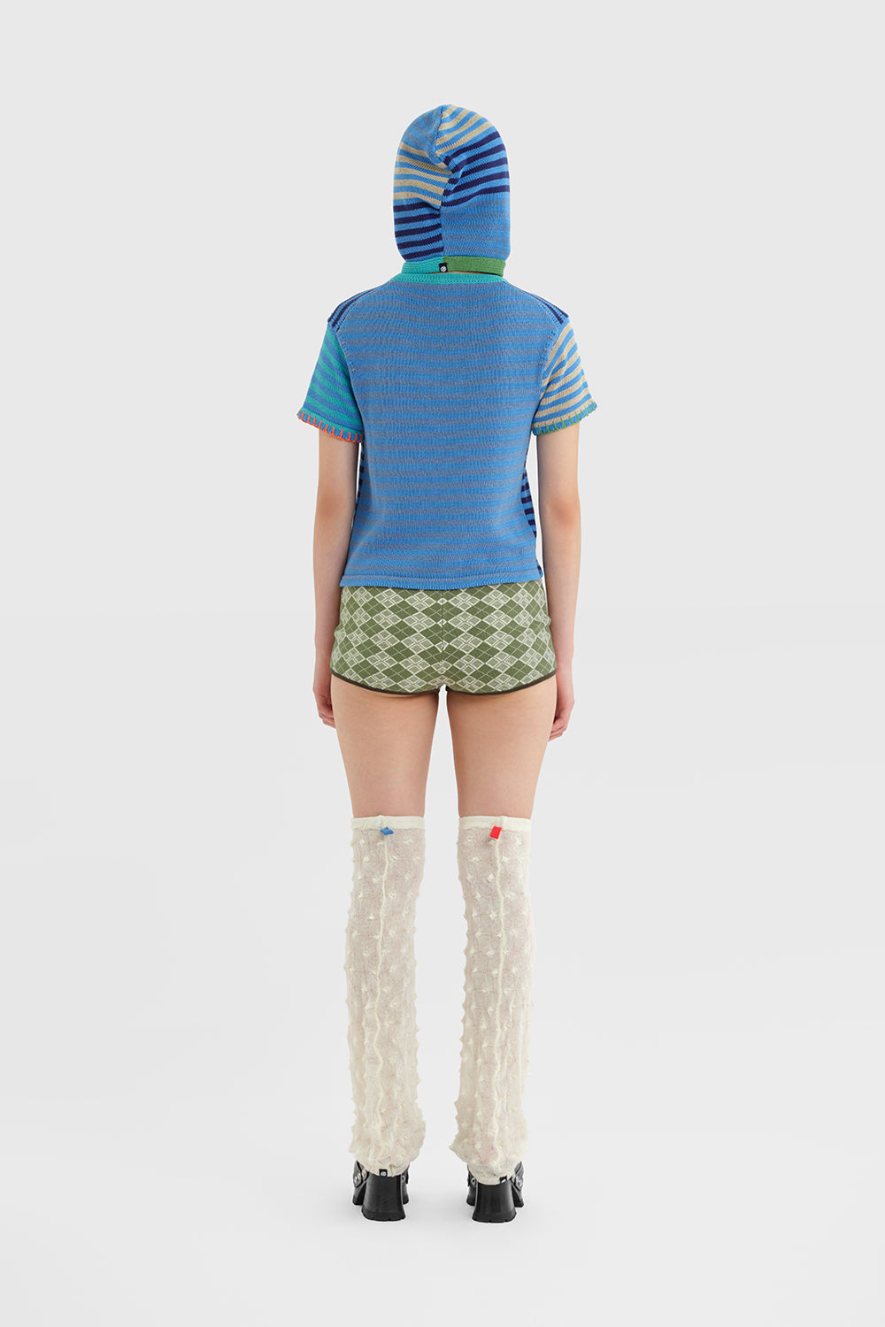Cotton Bao Stripe Bonnet