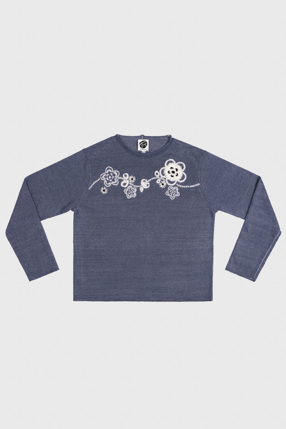 Mabo Flower Slouchy LS Pullover