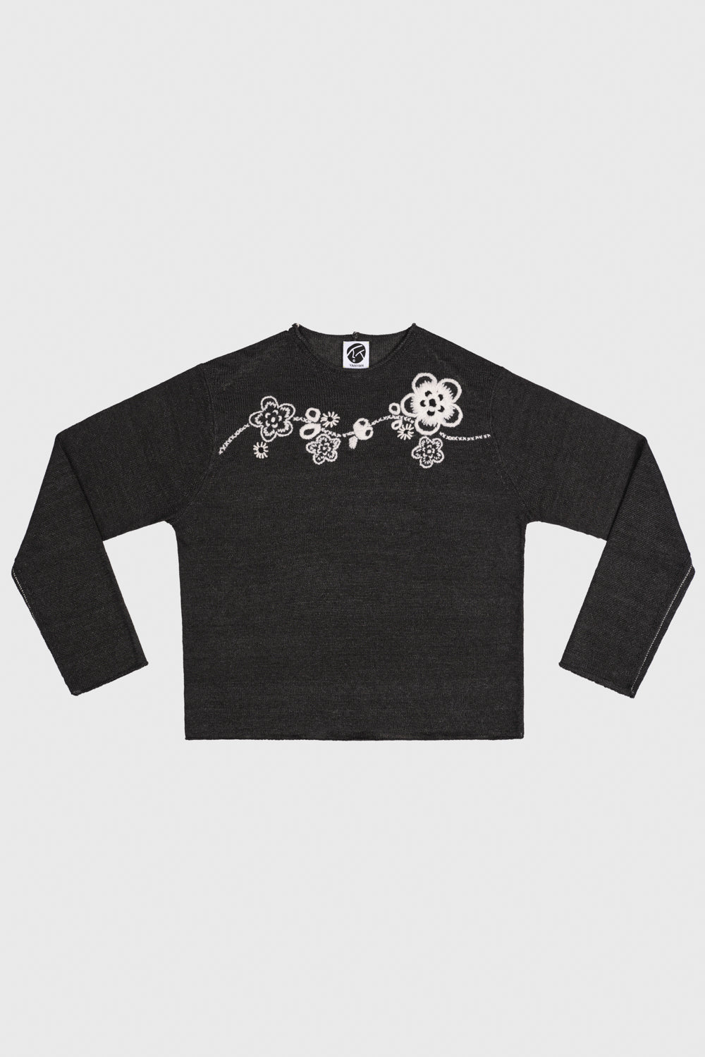 Mabo Flower Slouchy LS Pullover