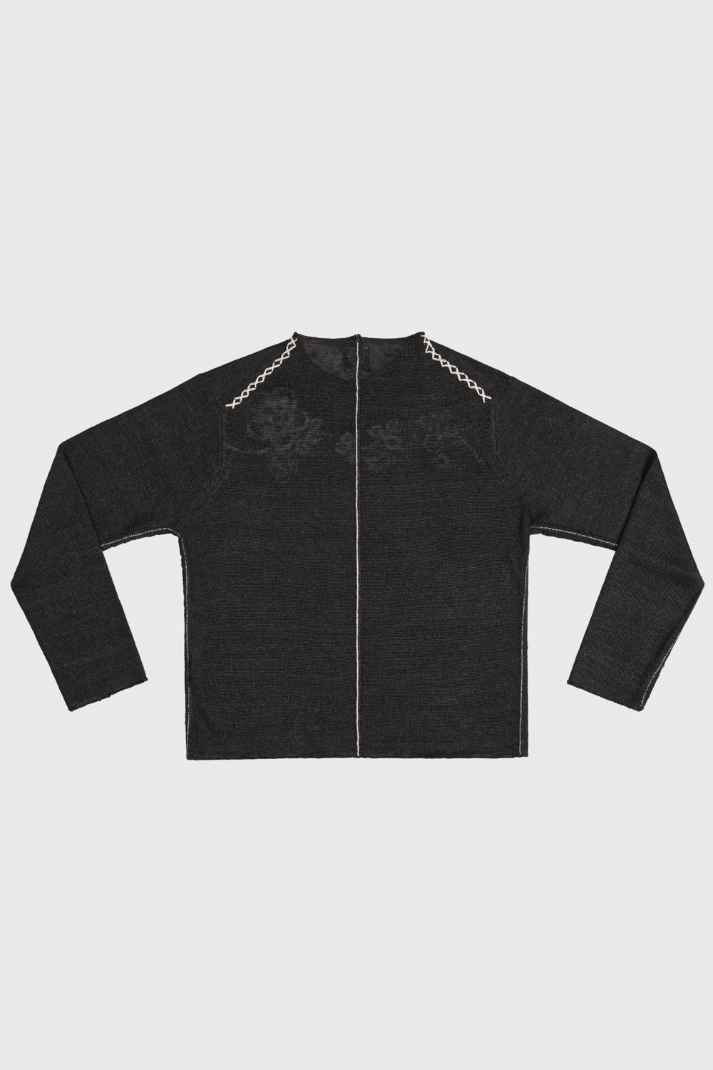 Mabo Flower Slouchy LS Pullover