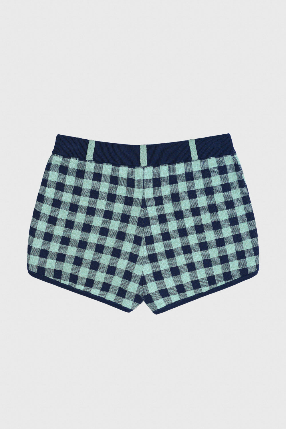 Gingham Flower Booty Short