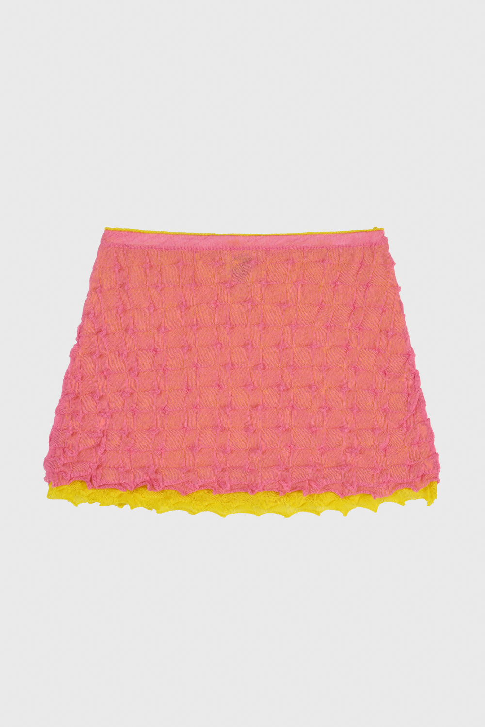 Borlor Double Layer Mini Skirt