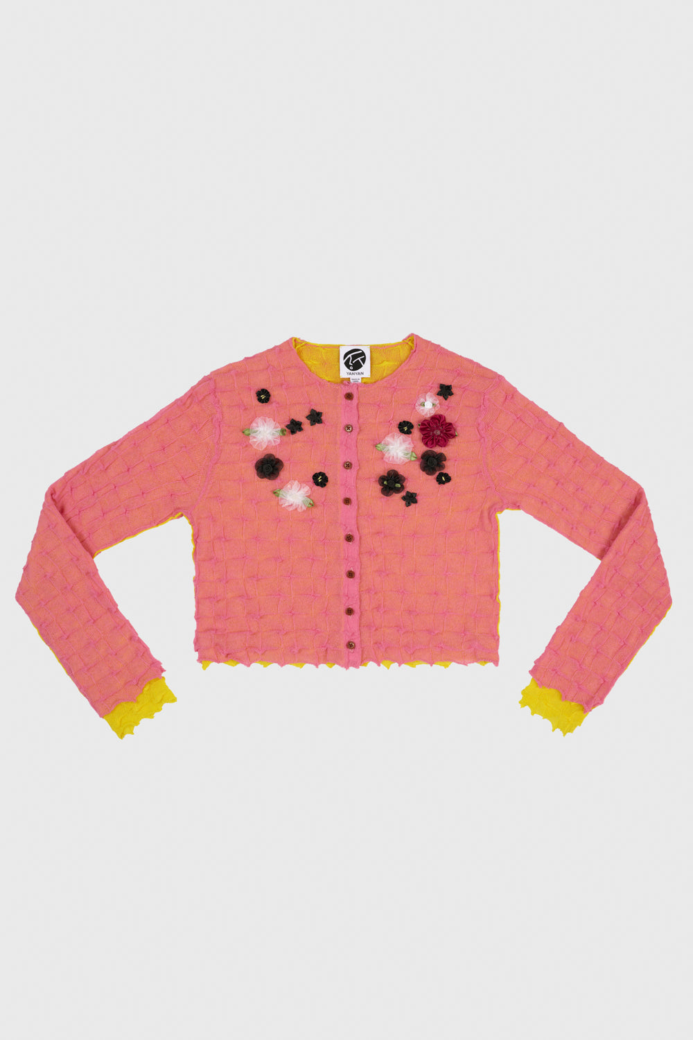 Borlor Floral Double Layer Cardigan