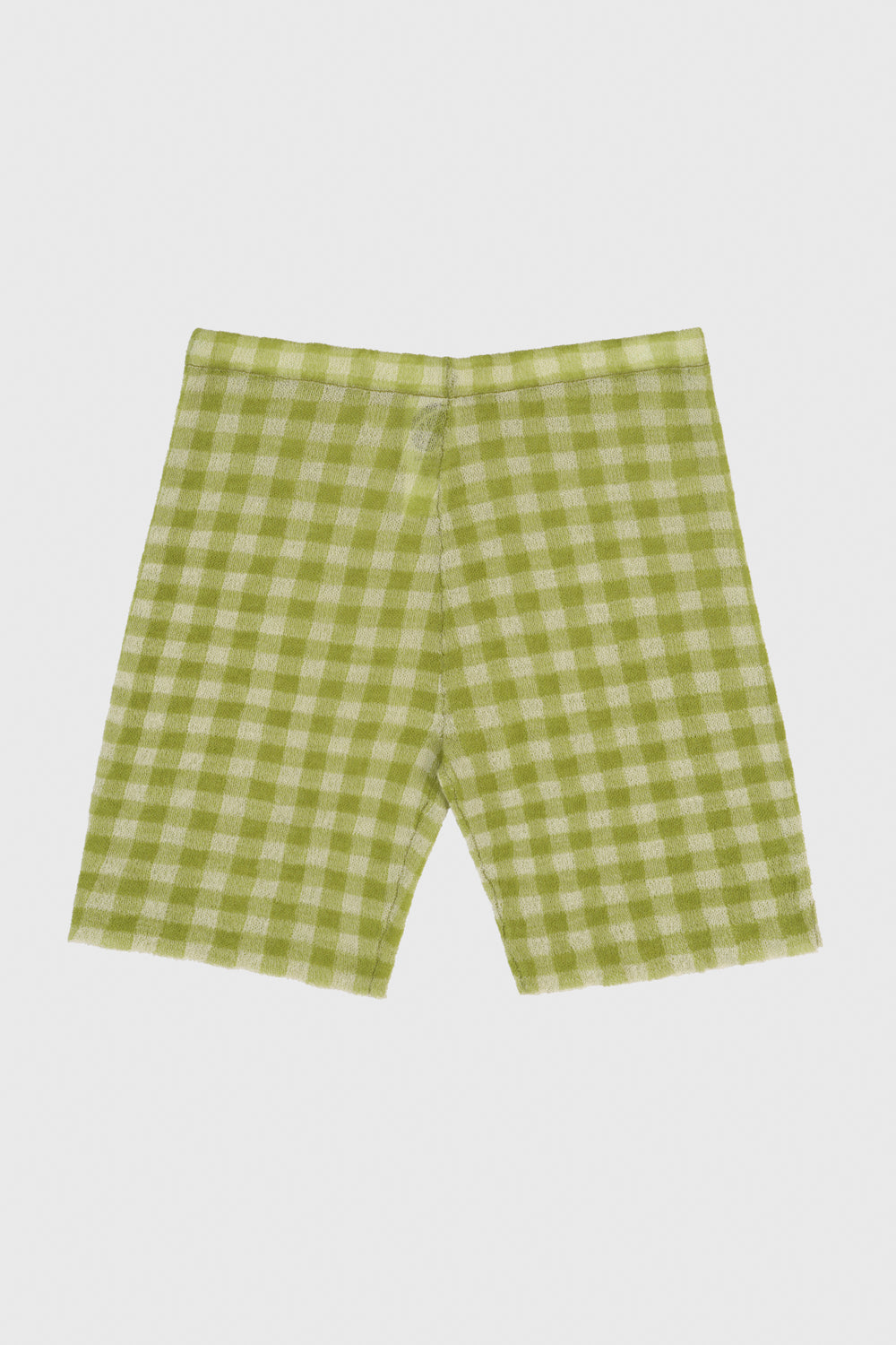 Gingham Bike Short with Apron Set