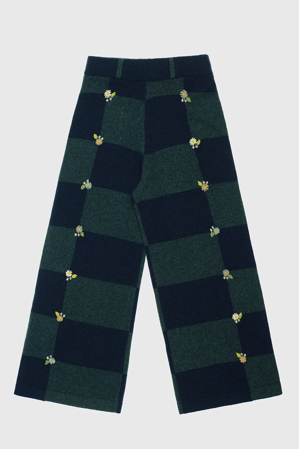 Daisy Check Oversized Pant