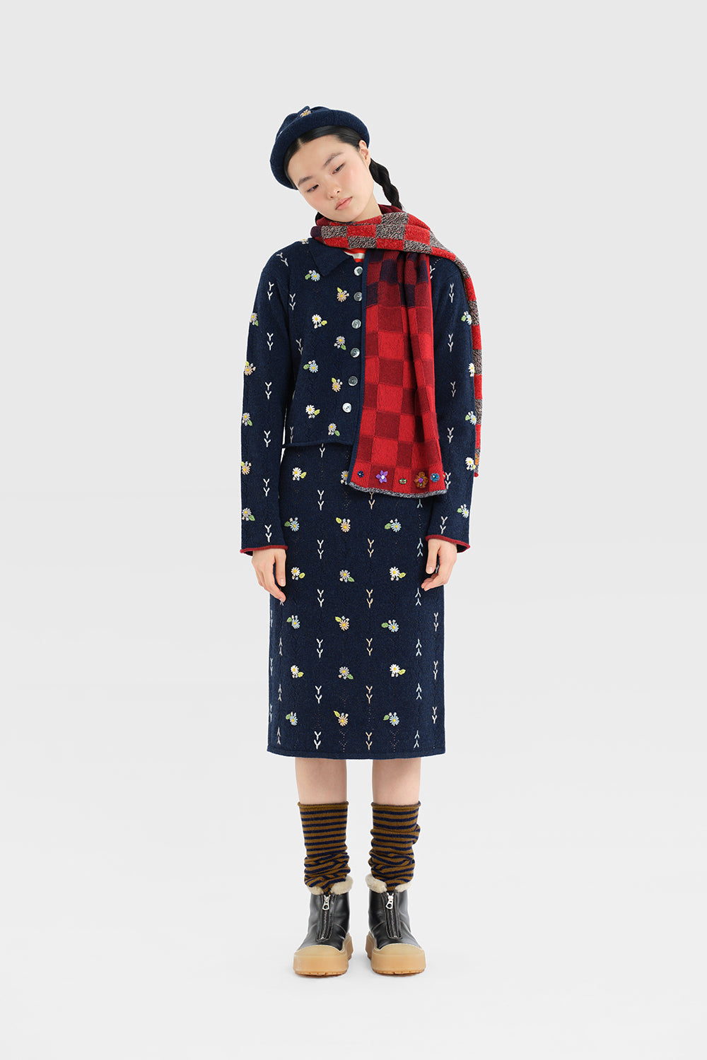 Daisy Knee Length Skirt