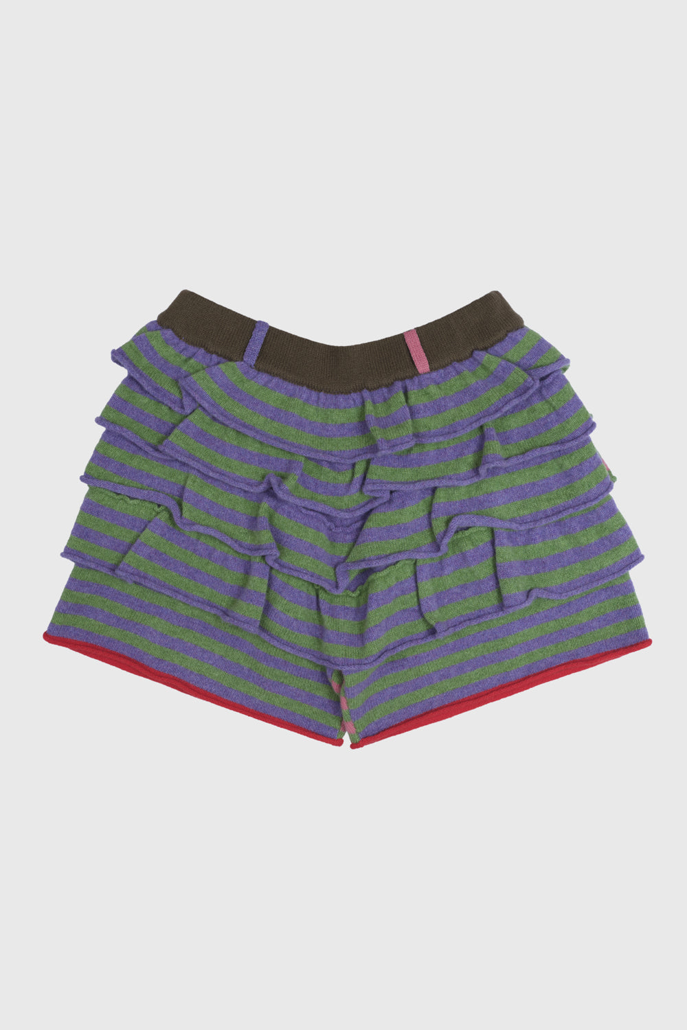 Stripe Ruffle Short