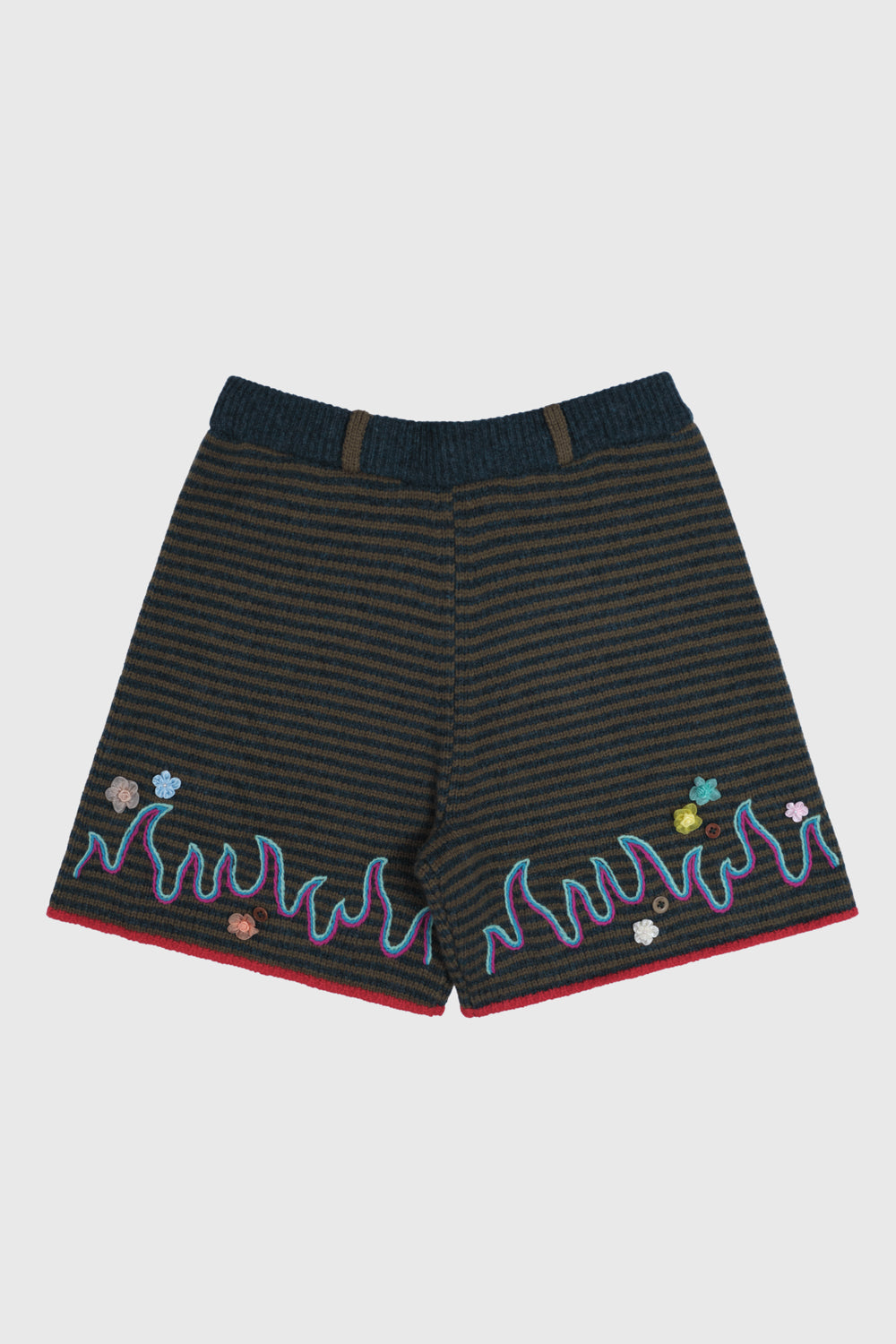 Flames Stripe Short