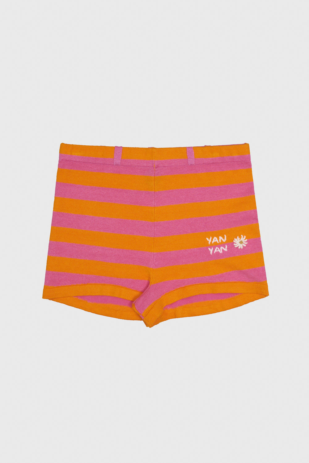 Daisy Linen Stripe Booty Short