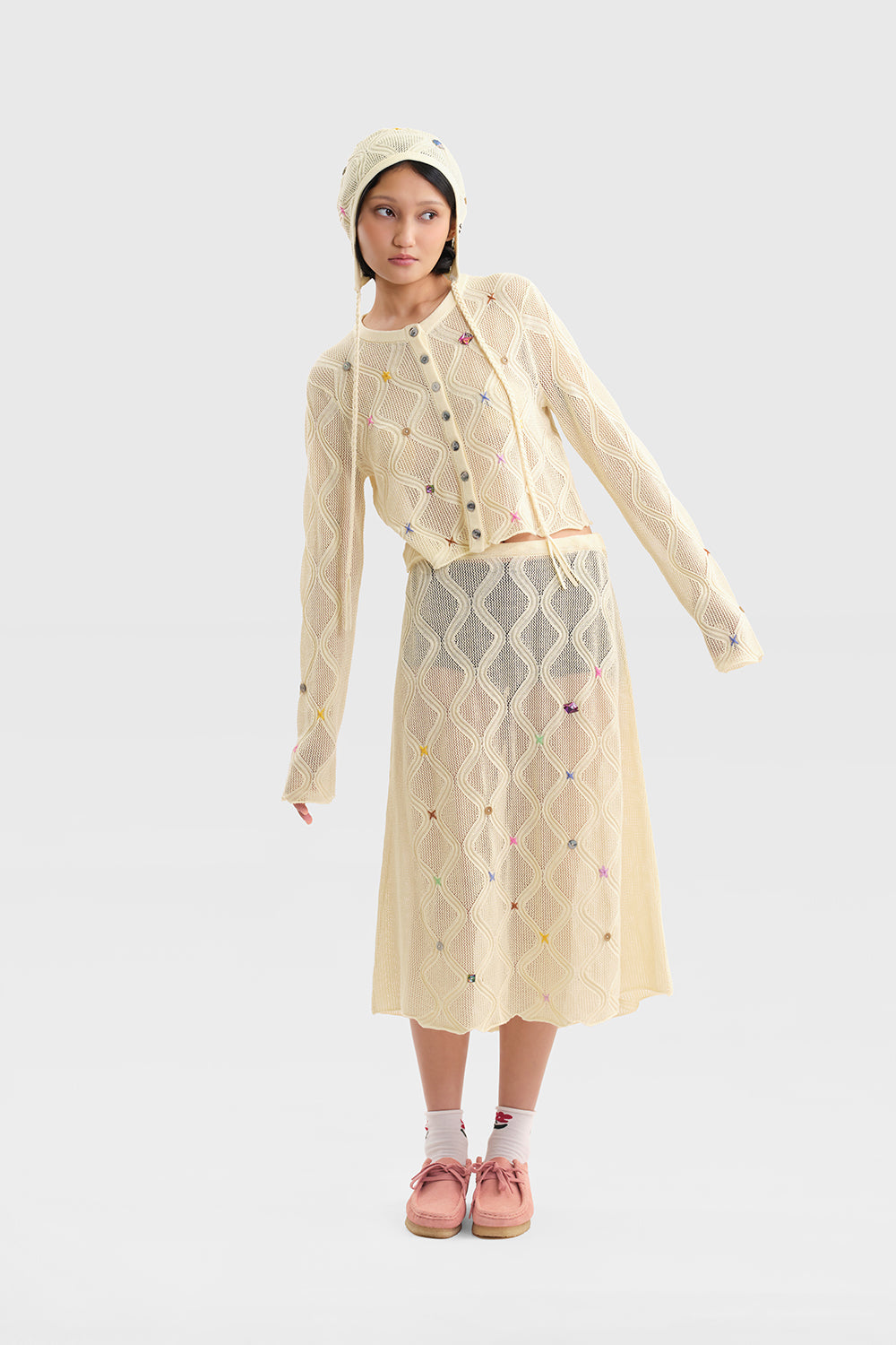 Lattice Cardigan