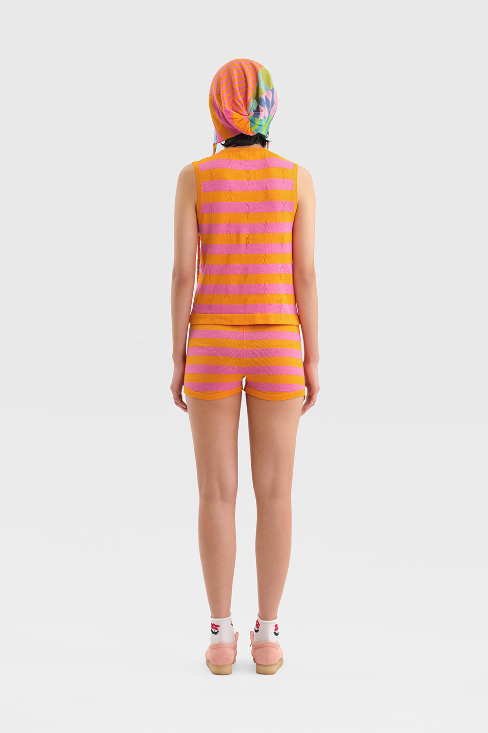 Daisy Linen Stripe Tank