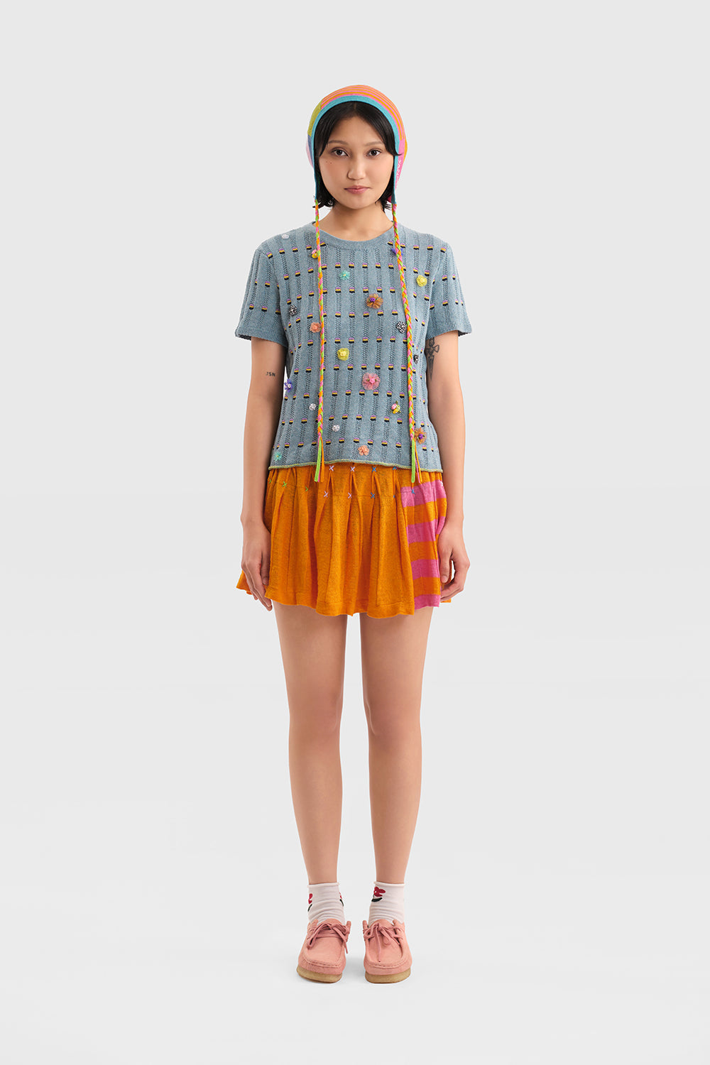 Dotty Rib SS Tee