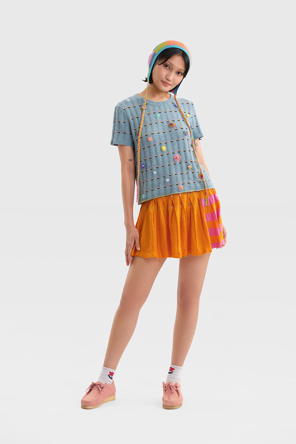 Dotty Rib SS Tee