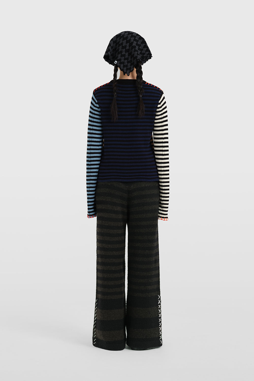 Cotton Bao Stripe Easy LS Crew