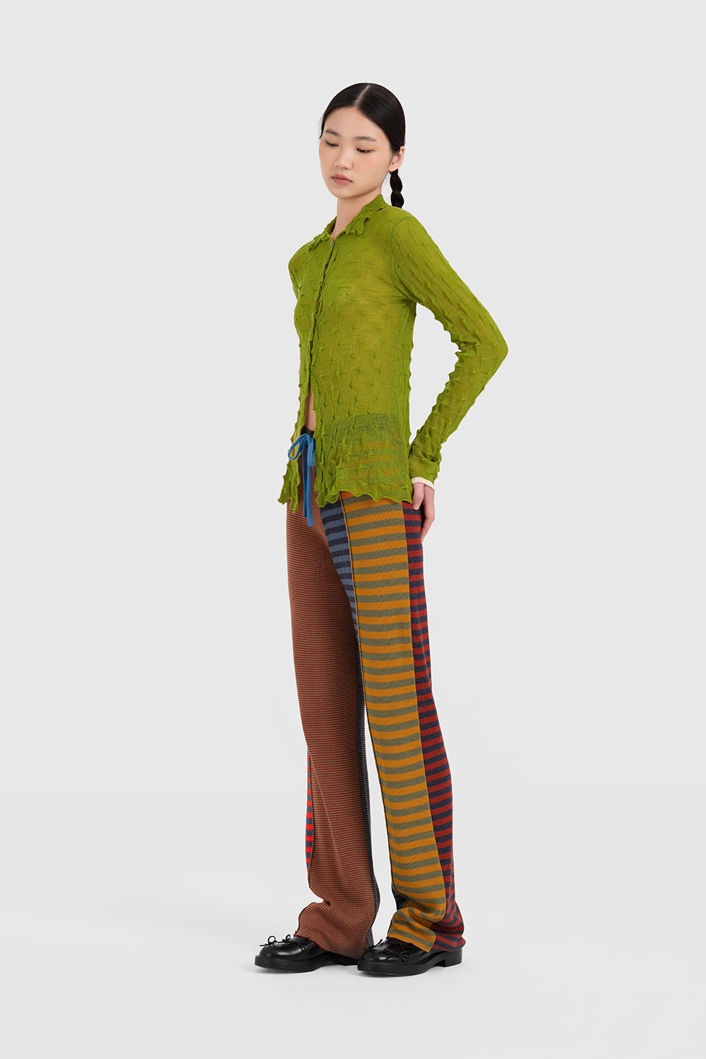 Mismatched Stripe Pant