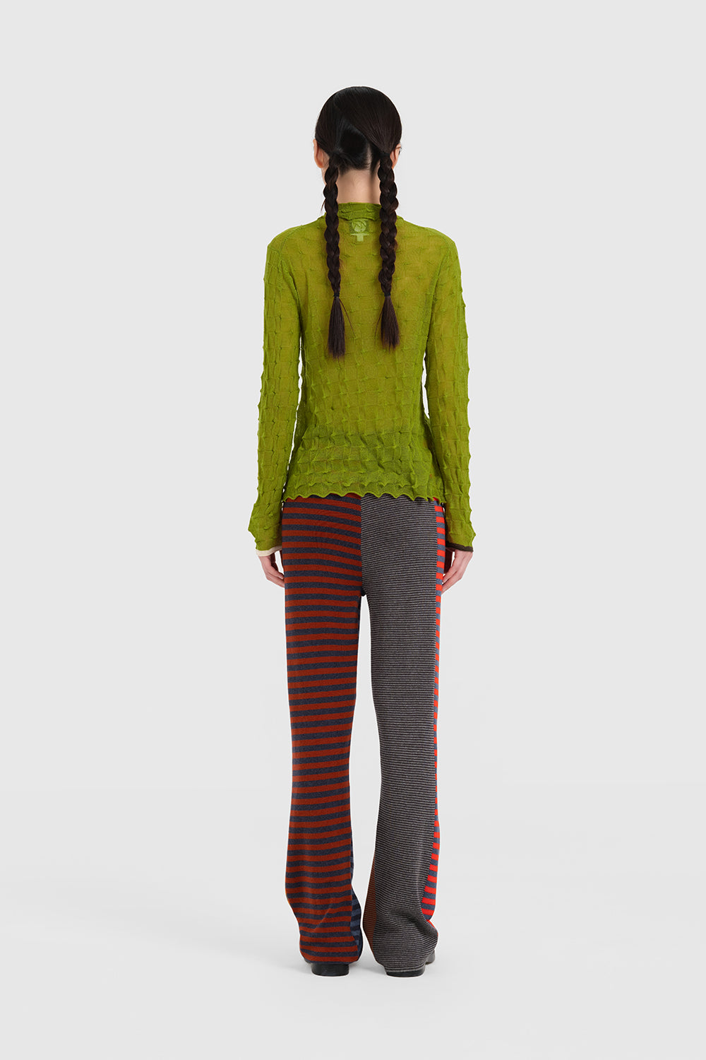 Mismatched Stripe Pant