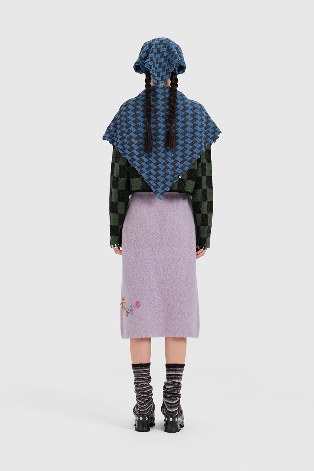 Fafa Alpaca Pencil Skirt