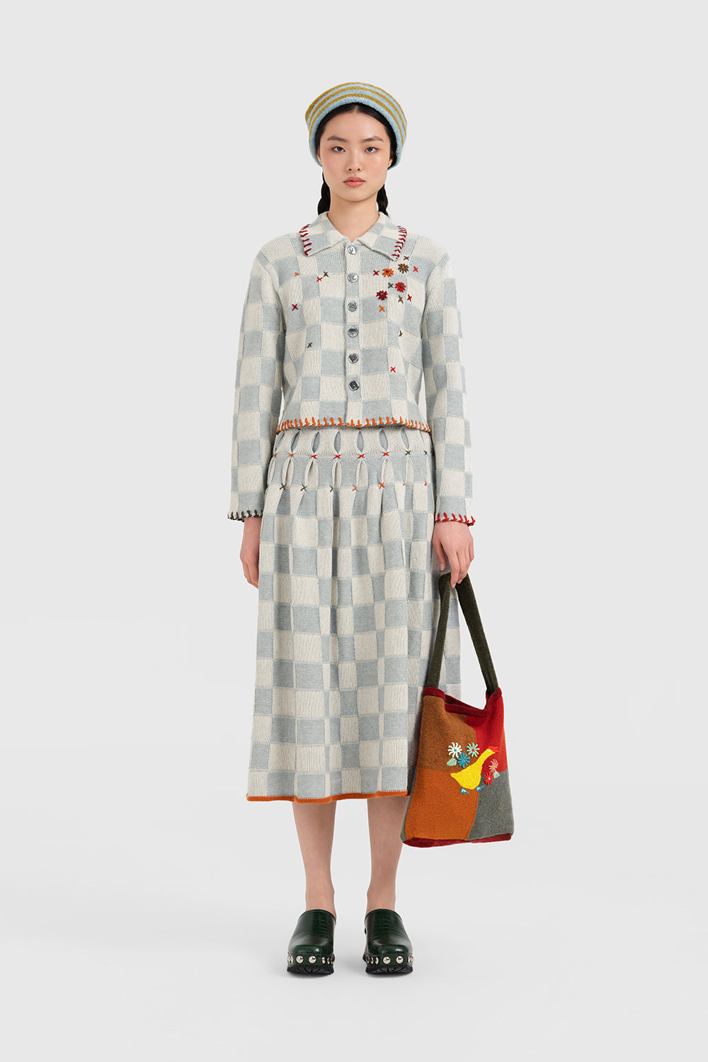 Wool Check Shrunken Work Jacket