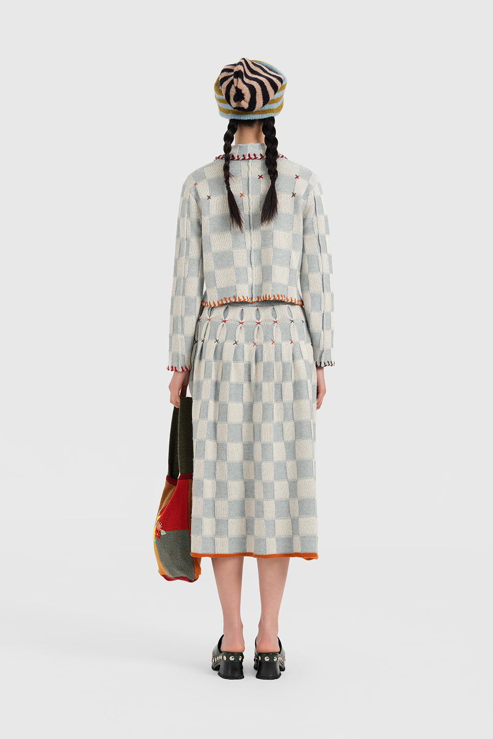 Wool Check Shrunken Work Jacket