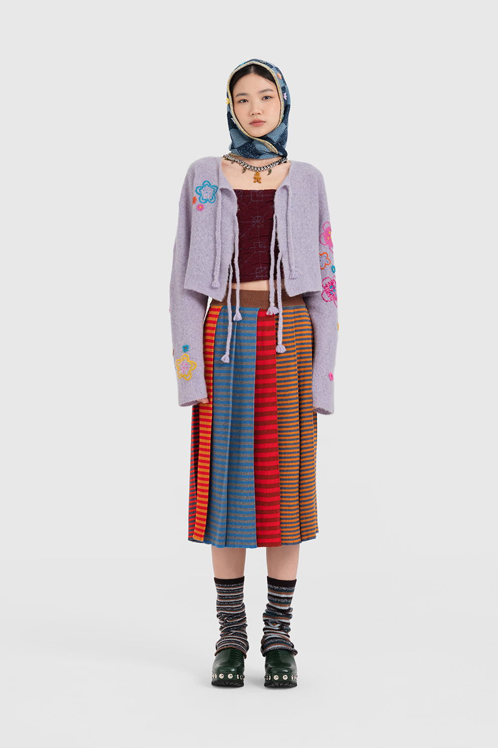 Fafa Alpaca Braided Tie Cardigan