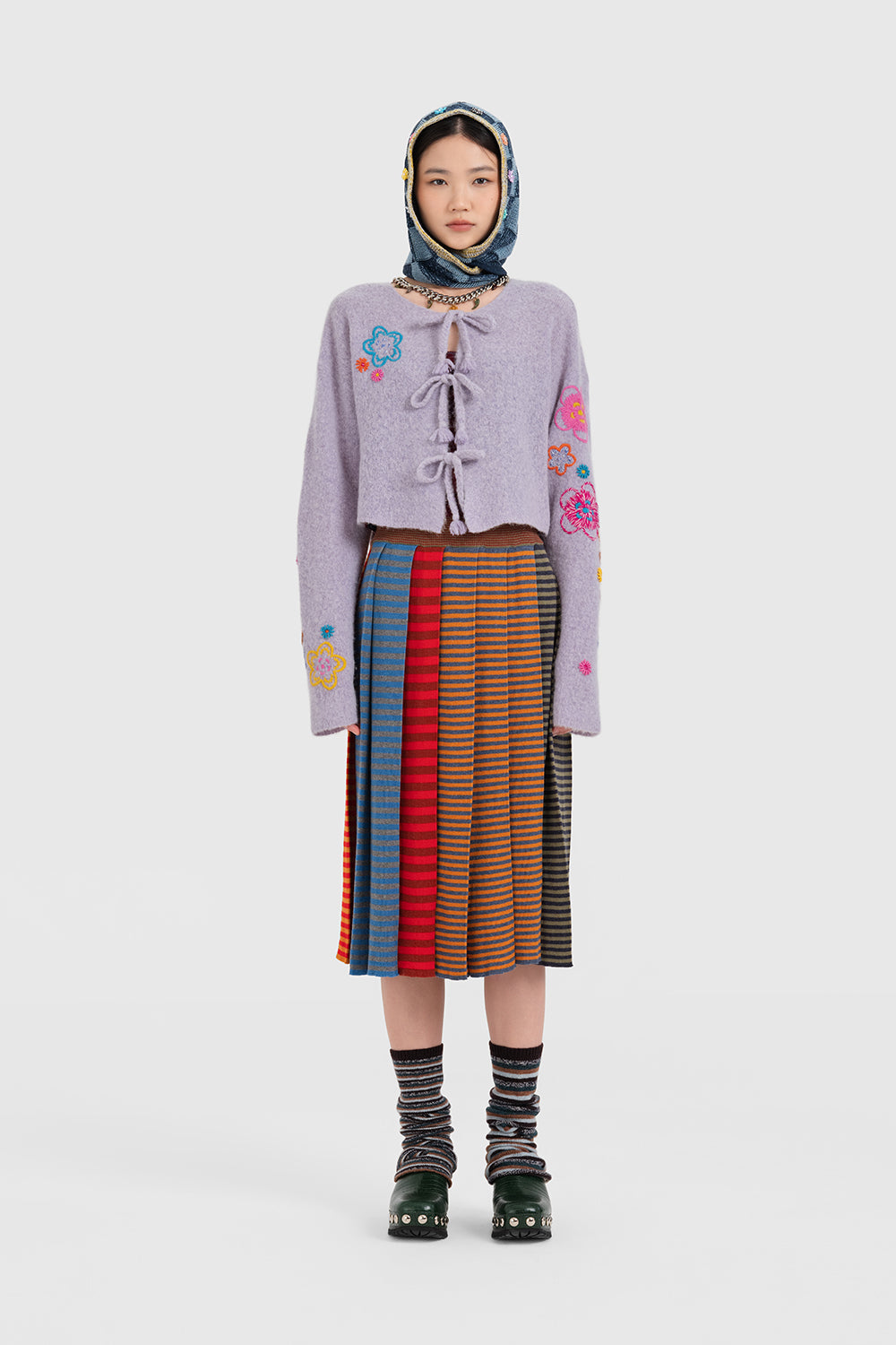 Fafa Alpaca Braided Tie Cardigan