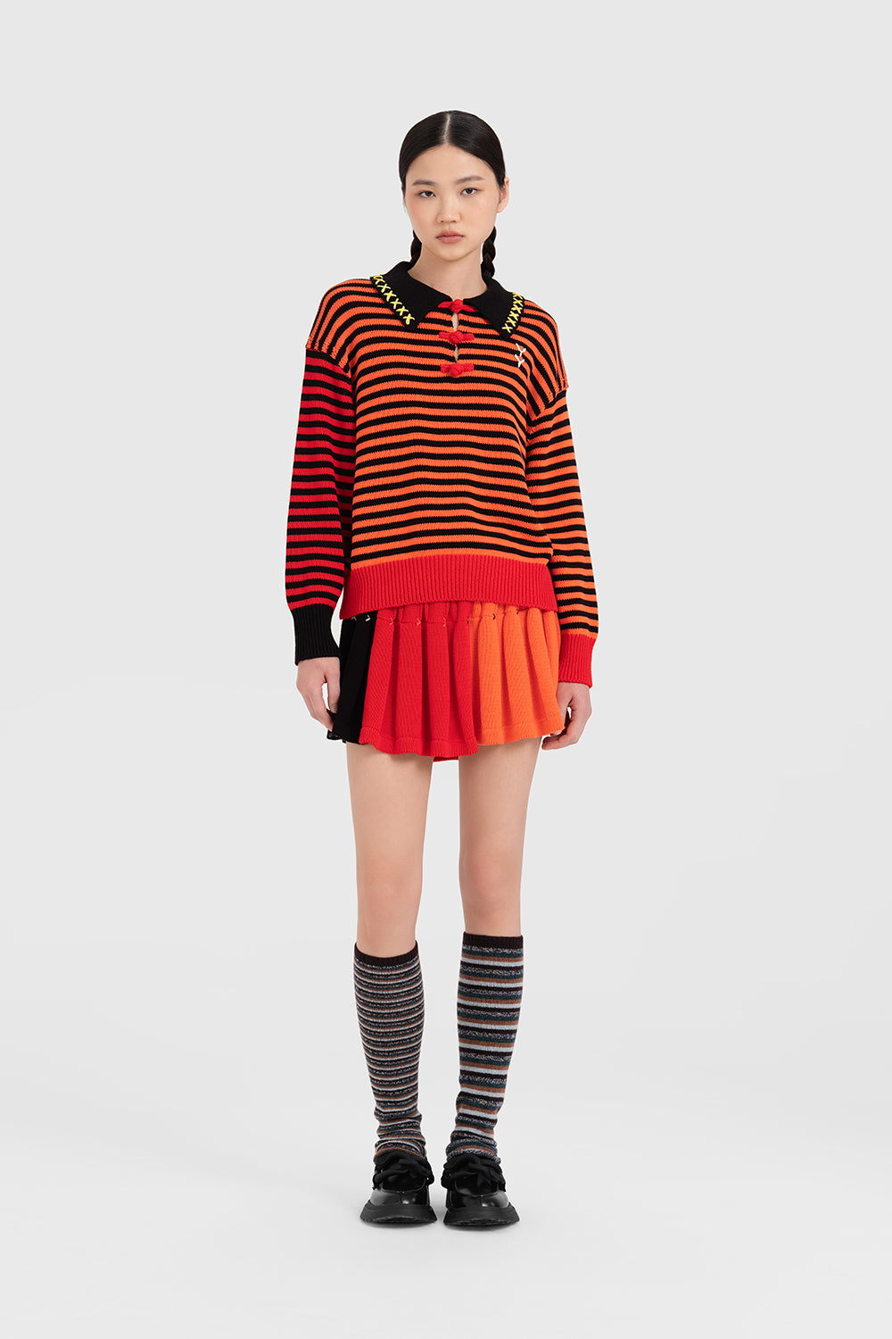 Cotton Bao Stripe Polo