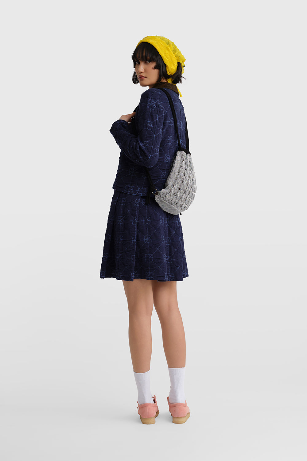 June Pleated Above Knee Skirt
