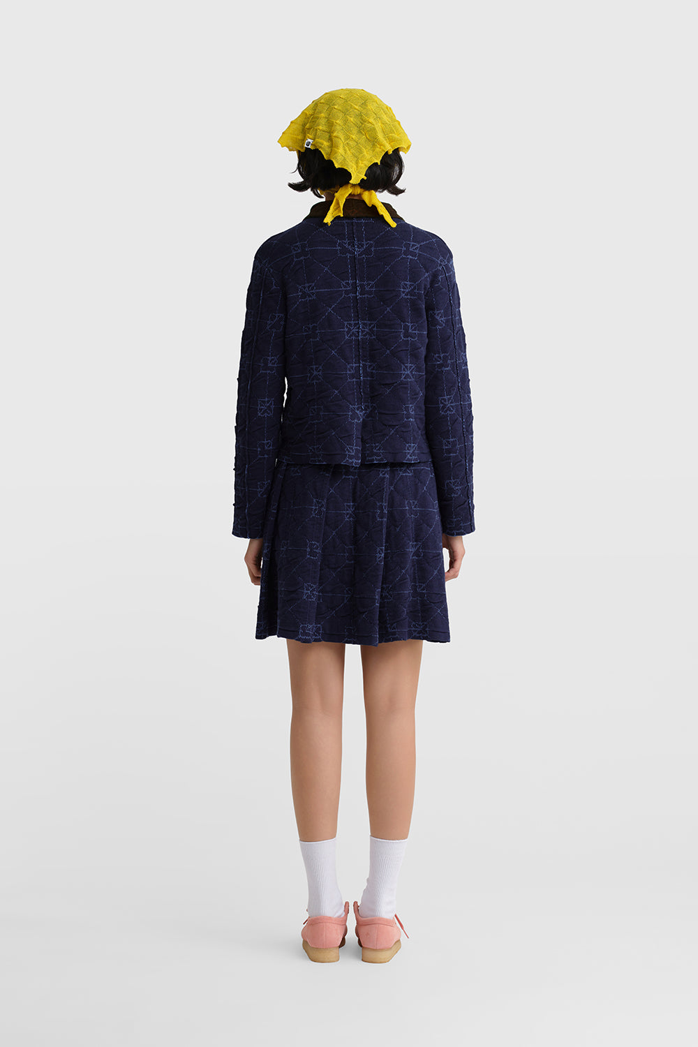 June Pleated Above Knee Skirt