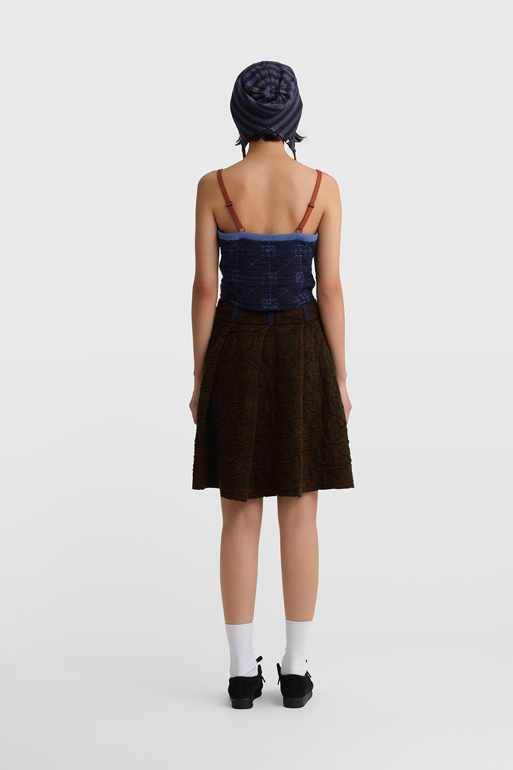 June Pleated Kneelength Skirt