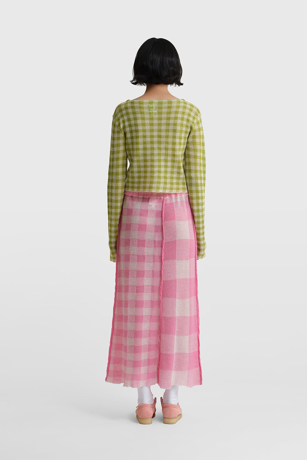 Gingham Maxi Skirt
