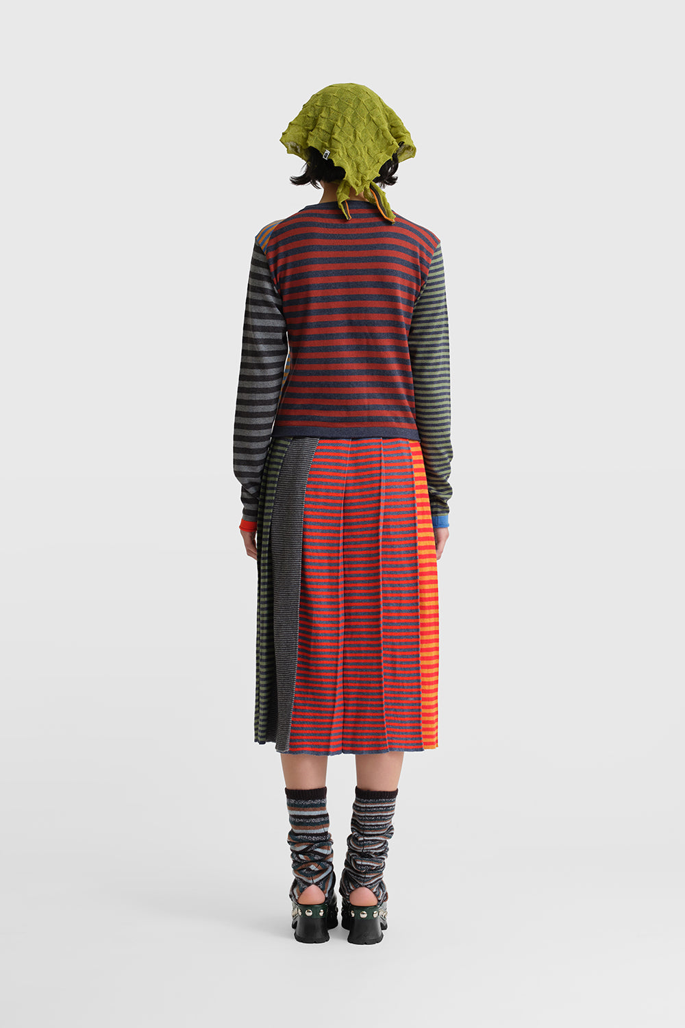 Mismatched Stripe Cardigan