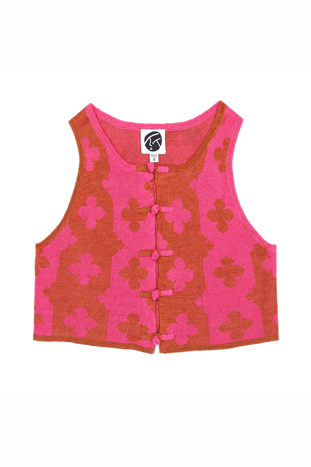 May Shrunken Crop Vest