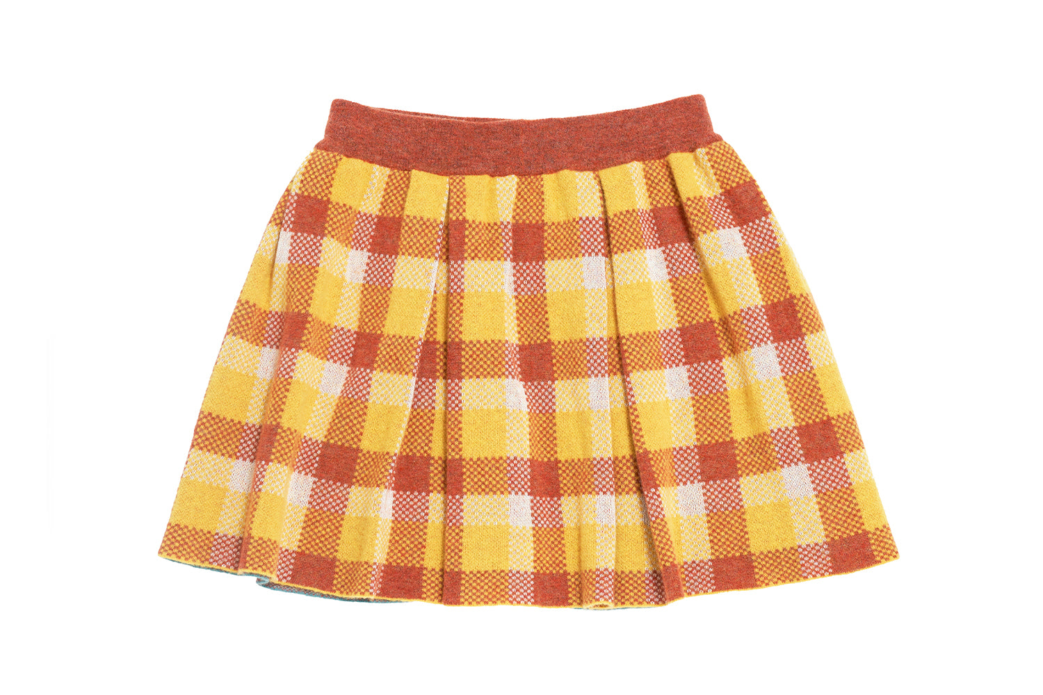 Bao Plaid Mini Skirt