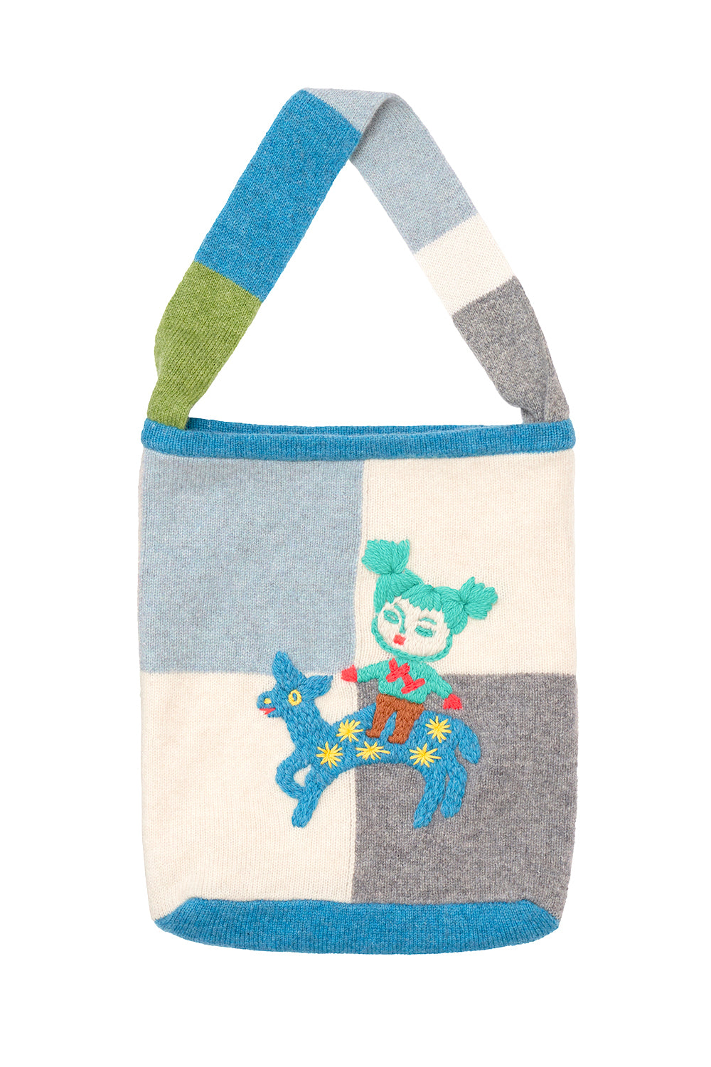 Checked Tote