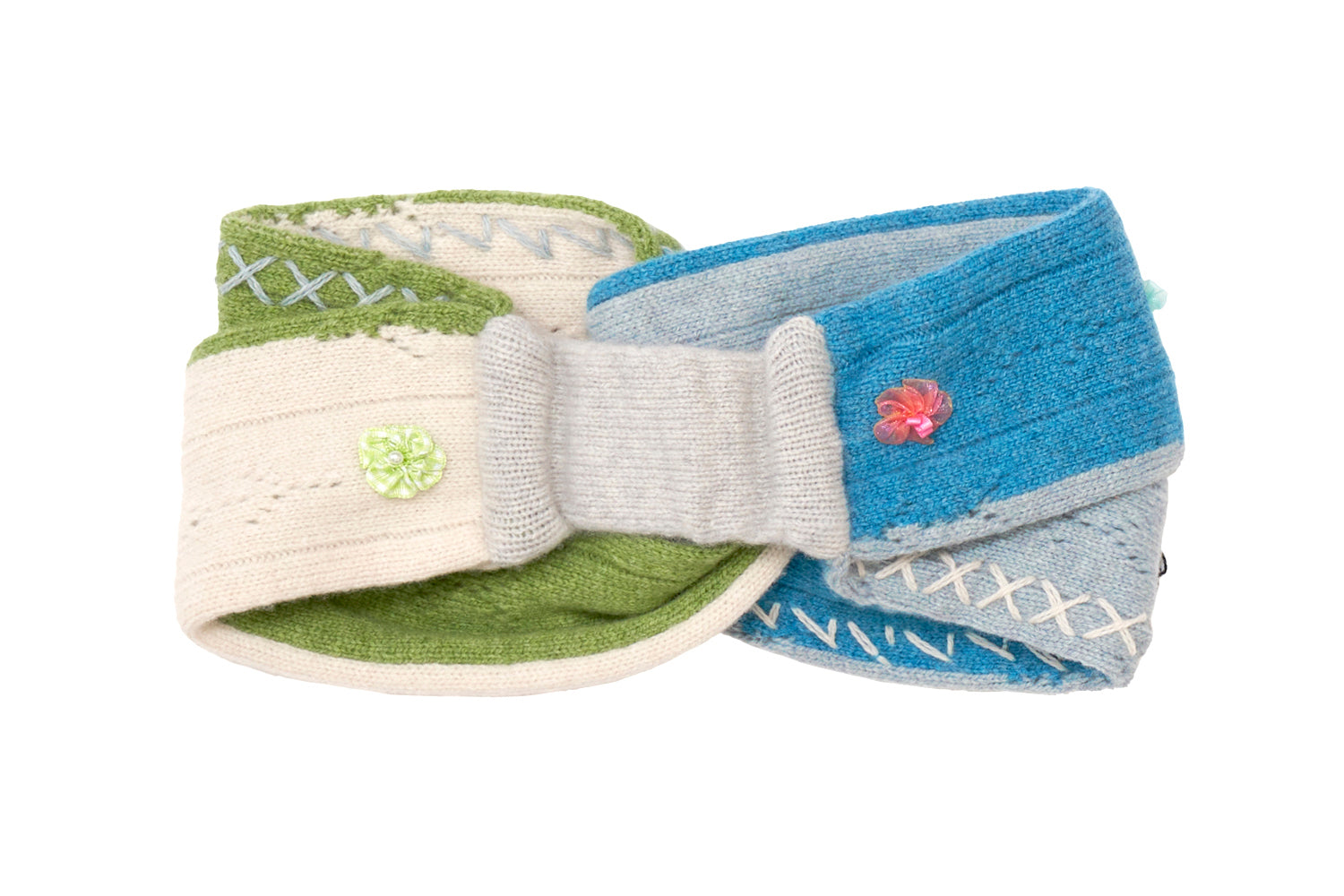 Checked Twist Headband