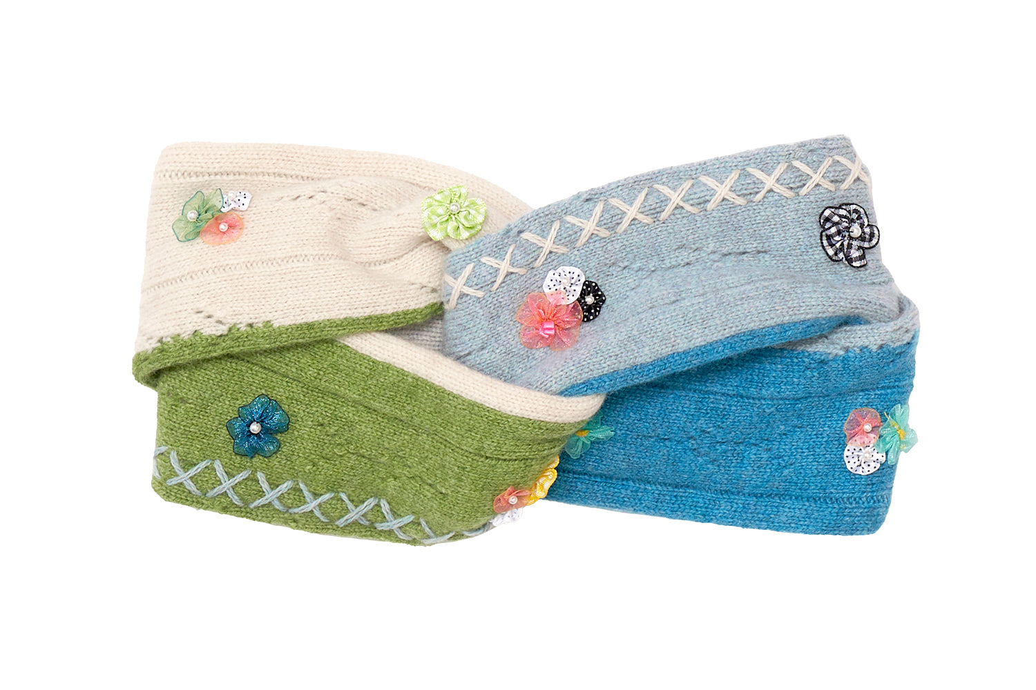 Checked Twist Headband