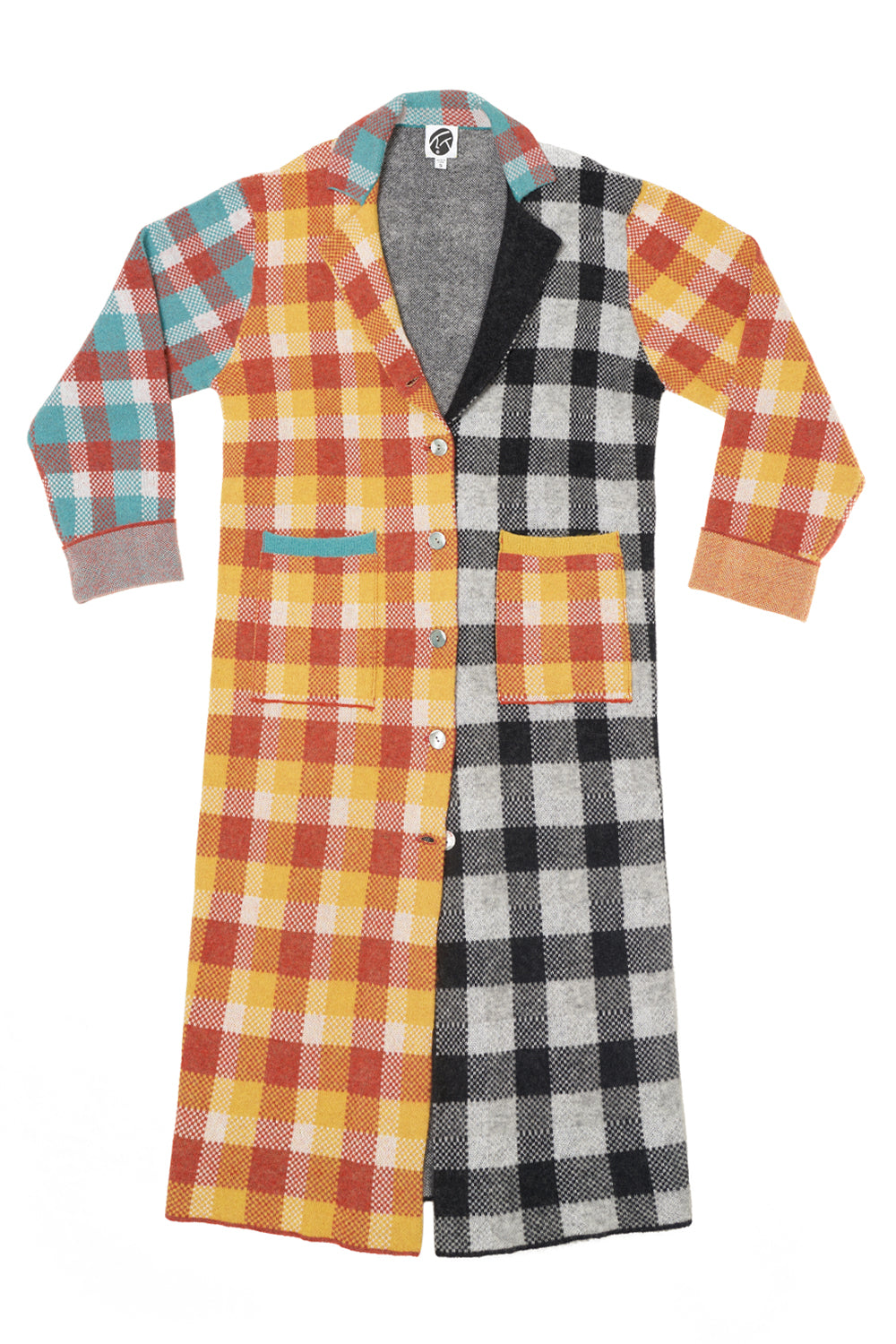 Bao Plaid Coat